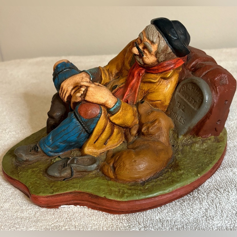 Naturecraft Travellers Rest Figurine #827 Hand Painted 1972 Congleton England - Picture 2 of 9